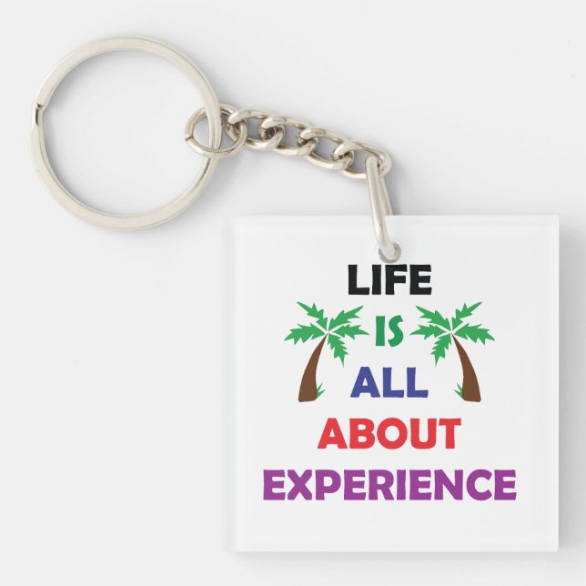 Livets är Allt Om Upplevelse Motivationscitat (Framsidan)