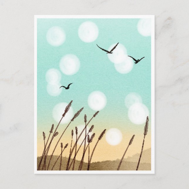 Livets är en strand vykort (Framsida)