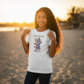 Livets är ett perfekt äventyr Sött flygande kattun T Shirt