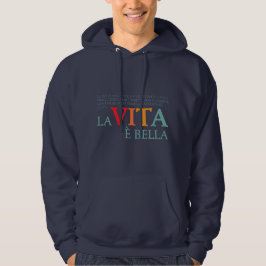 Livets är vackert hoodie