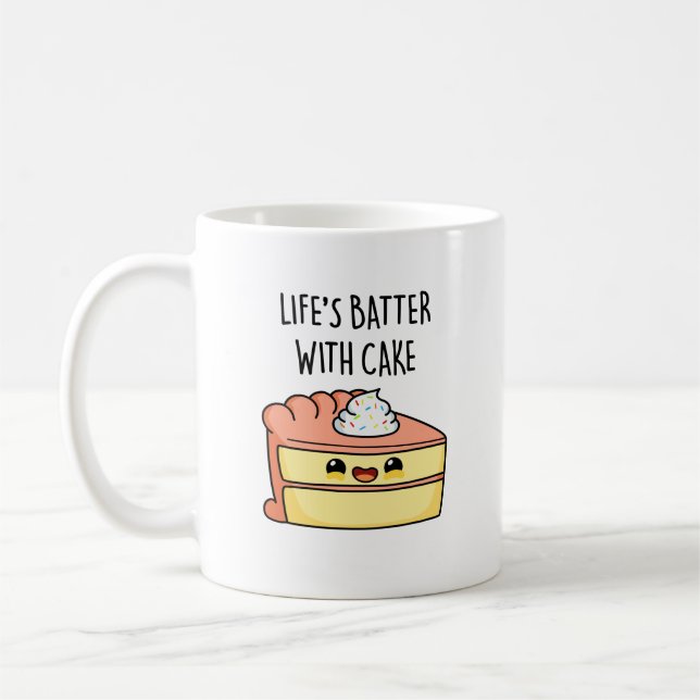 Livets batter med kummelsfonen kaffemugg (Vänster)