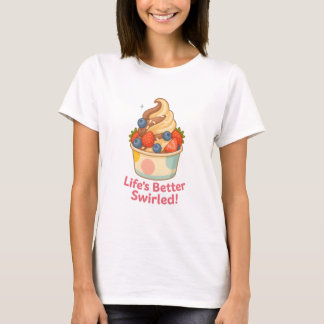 Livets bättre swirled t shirt