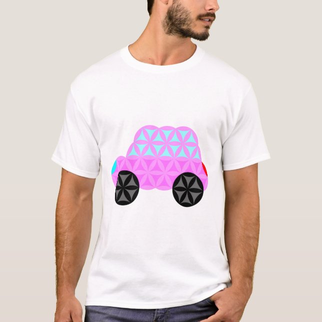 Livets bil - Helig formar A3.Rosa. T Shirt (Framsida)