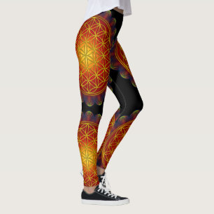 Livets blomma - Apophysis Mandala I Leggings
