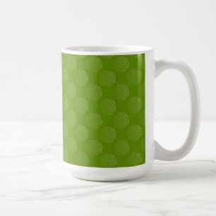 Livets blomma / Blume des Lebens - mönster grönt Kaffemugg