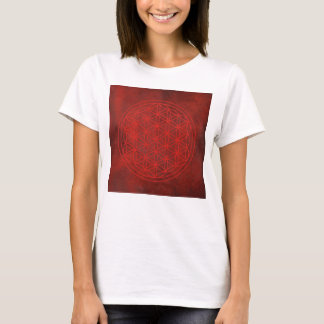Livets blomma, chakra,zen,helig geometrisk t shirt