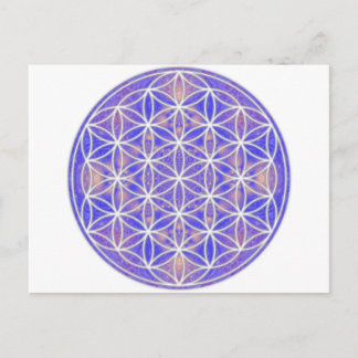 Livets blomma (Färg 3) Vykort