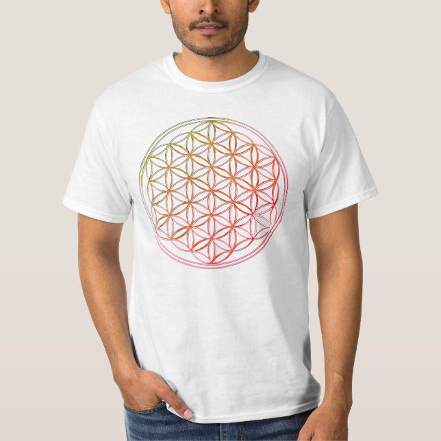 Livets blomma | färgad t shirt (Framsida)