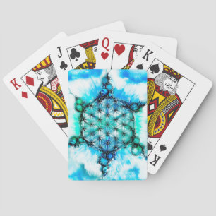 Livets blomma - färglösa vägar 3 casinokort