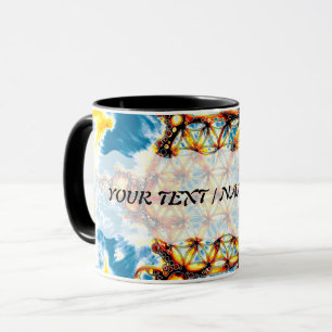 Livets blomma - färglösa vägar 5 mugg