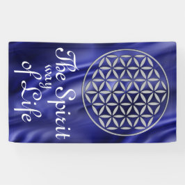 Livets blomma - frimärke silver + din rygg. & idé