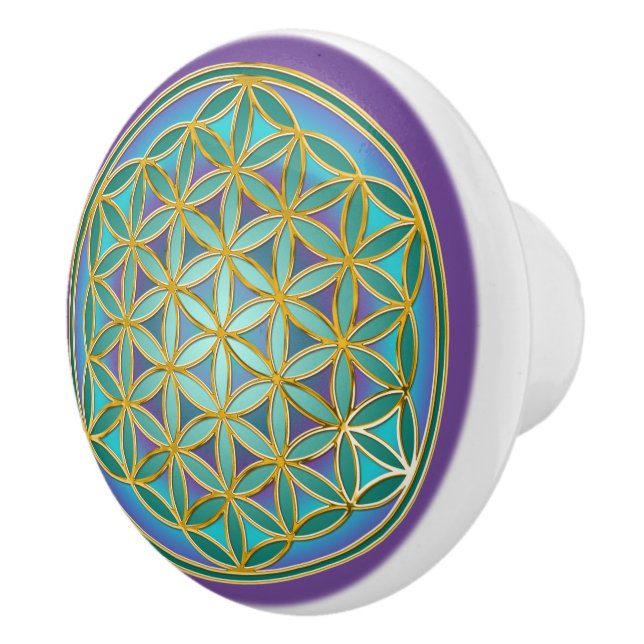 LIVETS BLOMMA - Helig Geometrisk Design 1 Knopp (Höger)