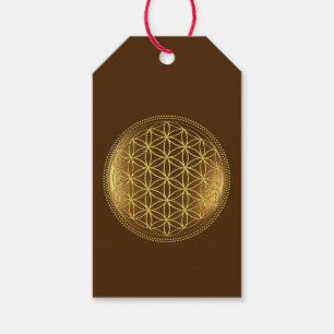 LIVETS BLOMMA - Helig Geometrisk Medaljong 1 Presentetikett