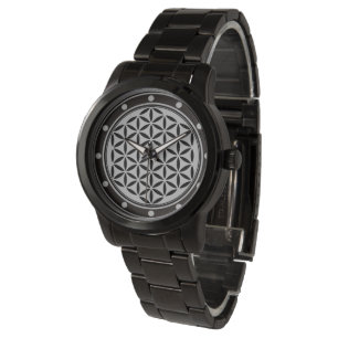 LIVETS BLOMMA - Helig Geometrisk Symbol full 1 Armbandsur