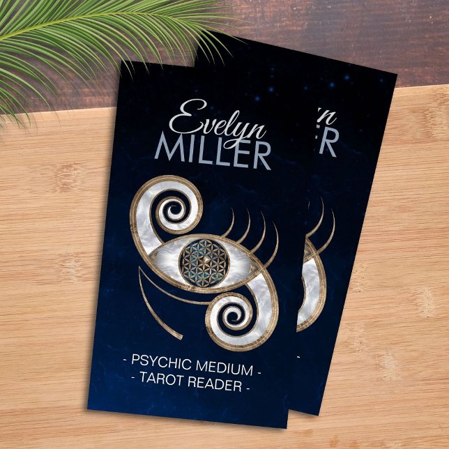 Livets blomma i öga visitkort (Skapare uppladdad)