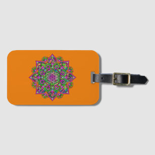 Livets blomma - Indisk Mandala 1 Bagagebricka