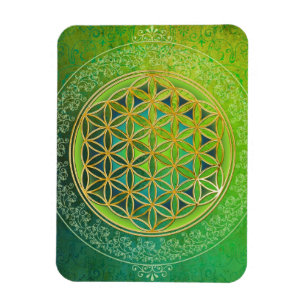 Livets blomma - Ornament II Magnet