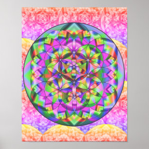 Livets blomma~ poster