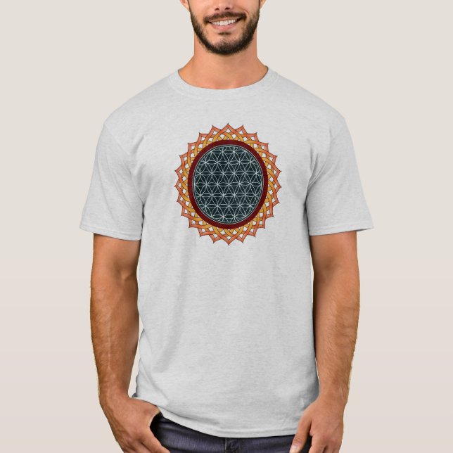 Livets blomma t shirt (Framsida)