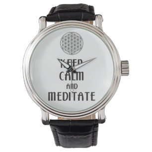 Livets blomma - VAR LUGN och MEDITERA Armbandsur