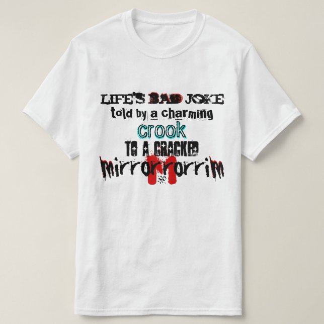 Livets dåliga skämt t shirt (Design framsida)