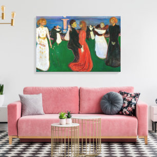 Livets dans   Edvard Munch   Canvastryck