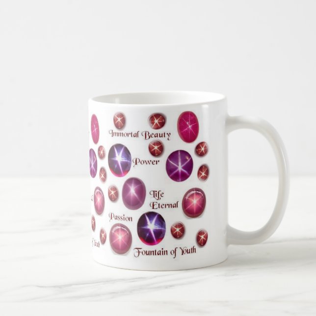 Livets evighet: Blood Star Ruby Kaffemugg (Höger)