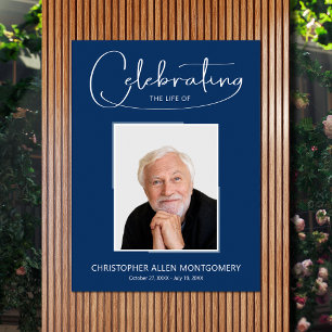 Livets Firande Begravningsfoto Poster
