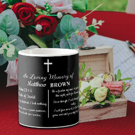 Livets Firande Bibelvers Begravningssouvenir Kaffemugg