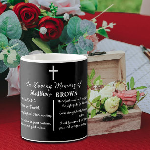 Livets Firande Bibelvers Begravningssouvenir Kaffemugg