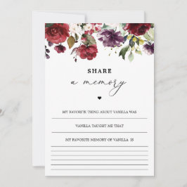 Livets Firande Dela Ett Minneskort Tack Kort