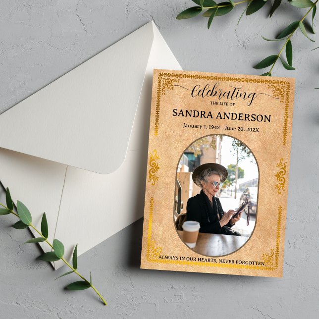 Livets Firande – Evigt I Våra Hjärtan Program (Celebration of Life Programs – Forever In Our Hearts Template)