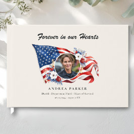 Livets firande Foto Patriotisk begravning Gästböcker