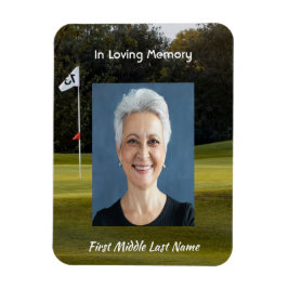 Livets firande Minnesgåva Golfbana Golf Magnet