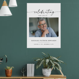 Livets Firande | Minnesgudstjänst Begravning Foto Poster