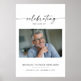 Livets firande | Minnesgudstjänst Begravning Foto Poster