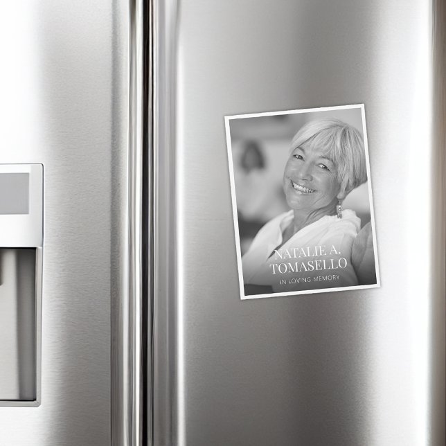 Livets Firande Minnesmärke Begravning Magnetkort (Celebration Of Life Memorial Funeral Magnet Card)