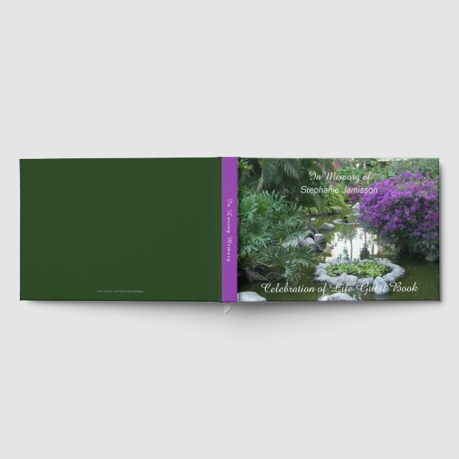 Livets firande, Namn, Violetta blommor Gästböcker (Full)