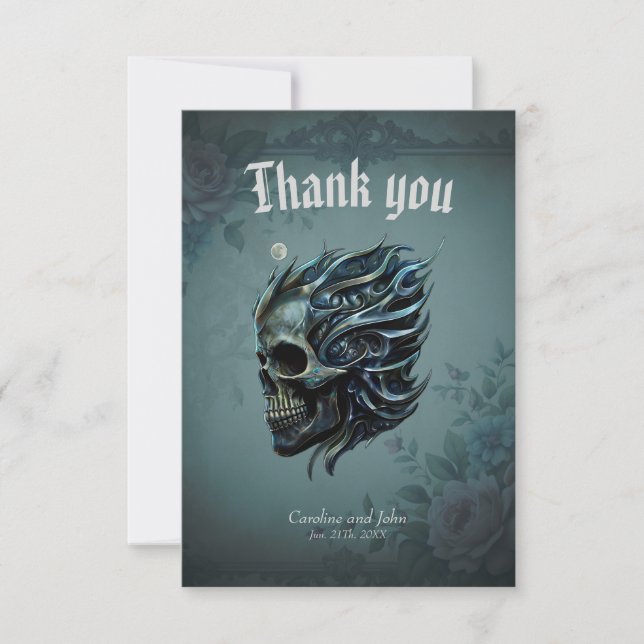 Livets Flame: En skulldesign. Tack Kort (Framsida)