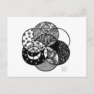 Livets frö Mandala vykort
