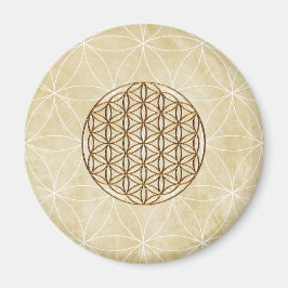 Livets gyllene blommmagnet magnet