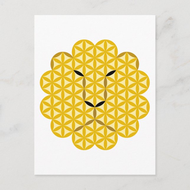 Livets Lejon - Alpha Male 03. Inbjudan Vykort (Framsida)