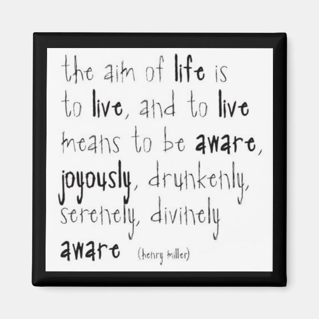 "Livets mål" Magnet (Framsidan)