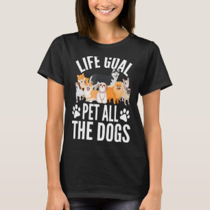 Livets måldjur - hela Hundar-skjortan för kvinnlig T Shirt