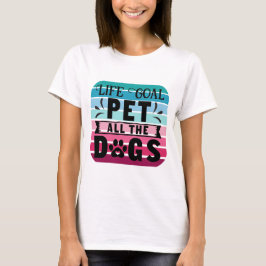 Livets måldjur i hela Hundar T Shirt