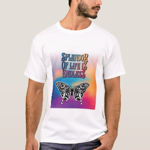 Livets prakt med fjäril t shirt