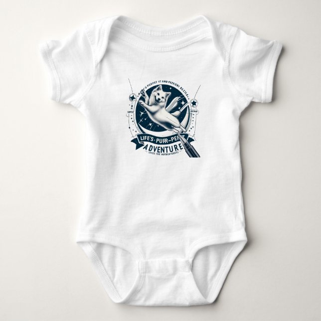 Livets Purr-fekta Äventyr  T Shirt (Framsida)