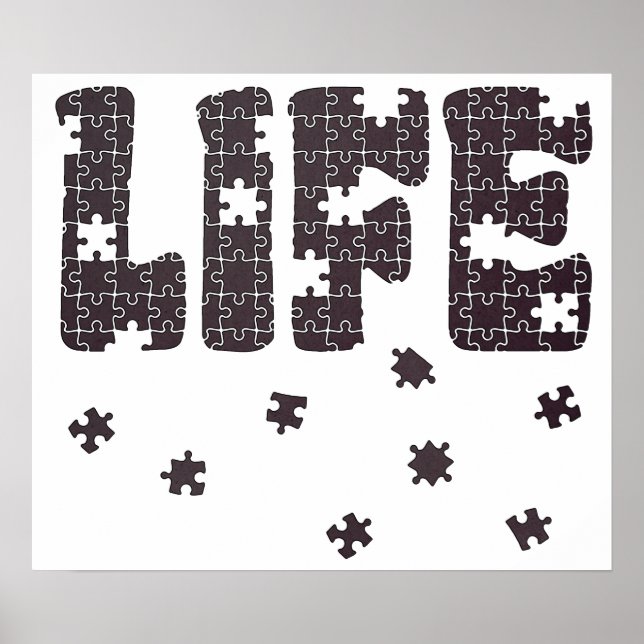 Livets pussel poster (Framsidan)