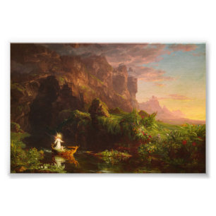 Livets resa, barndomen av Thomas Cole Fototryck
