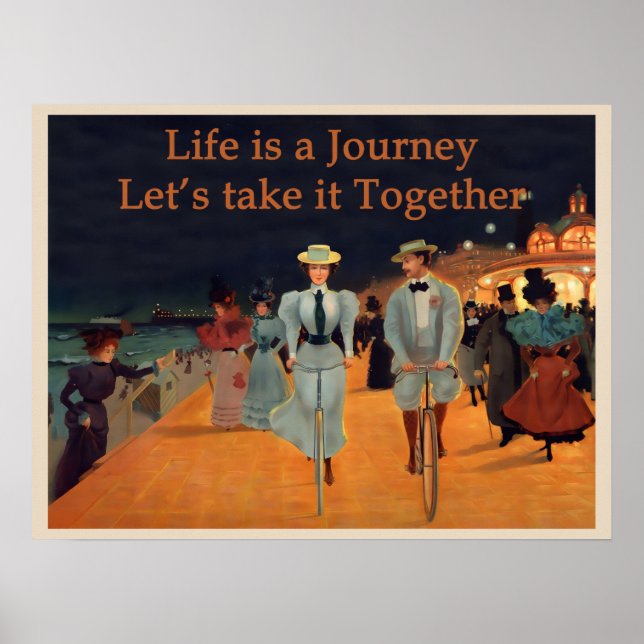 Livets resa, låt oss ta den tillsammans victorians poster (Framsidan)